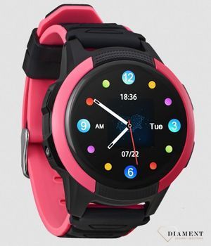 Smartwatch dla dziewczynki Garett Kids Focus 4G RT Różowy (4).jpg